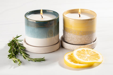 Handpoured coconut soy candles with unique candle scents