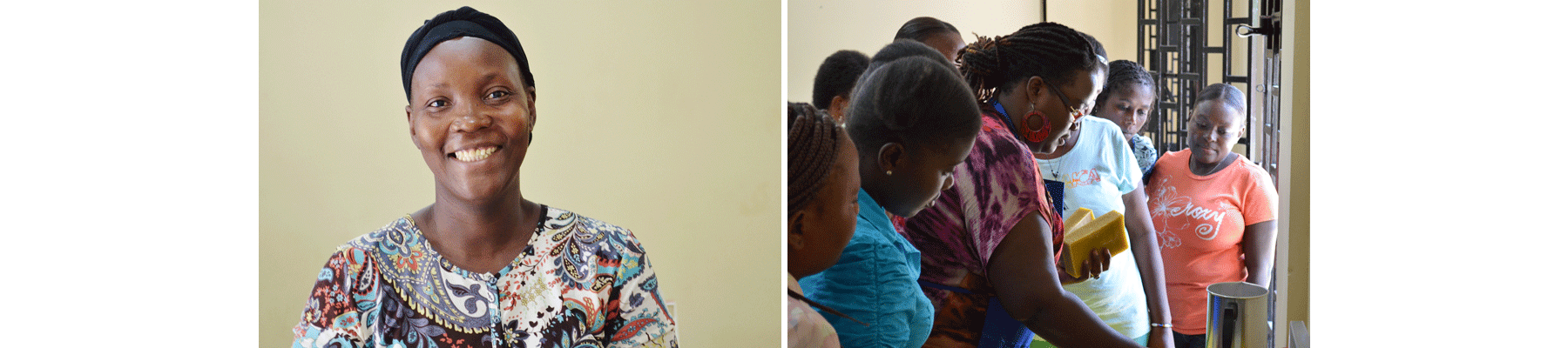 Haitian women artisans making handmade fair trade candles for Prosperity Candle